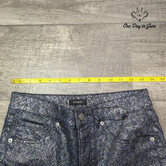 Express Slim Super High Rise Jeans Size 6 - Picture 3 of 6